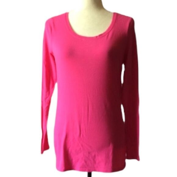 Jr L long sleeve pink top - Picture 1 of 3